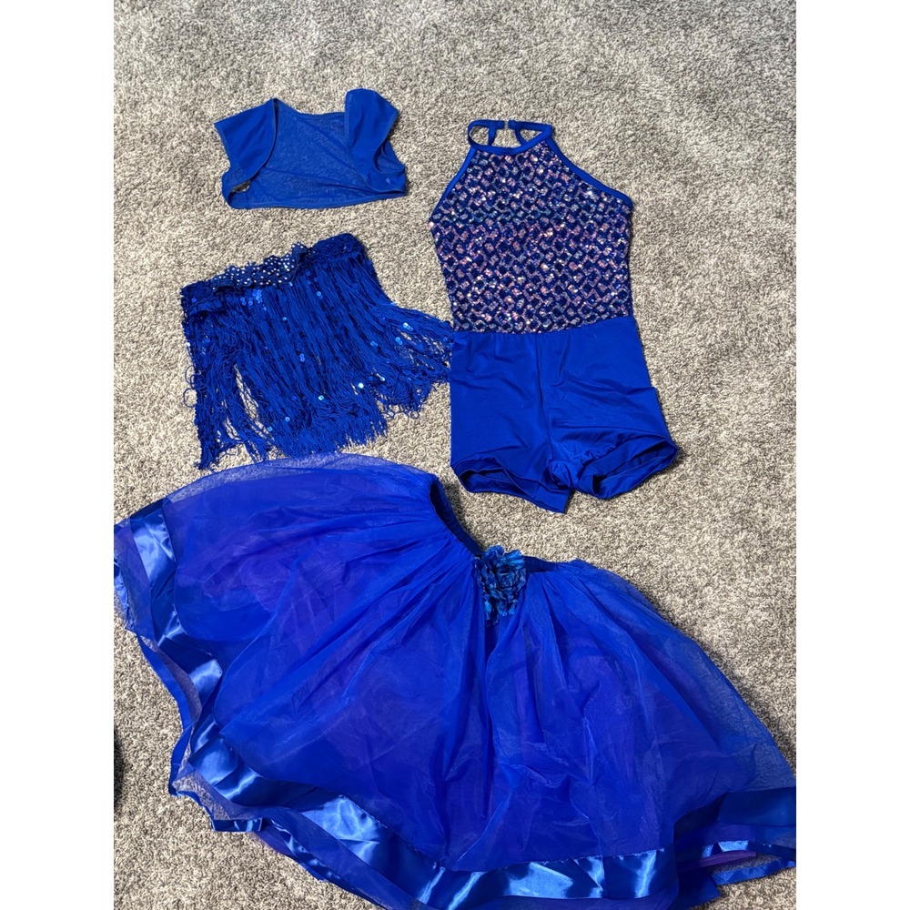 Weissman Size SA You Make My Dreams Come True 3 Piece Blue Tap Jazz Ballet